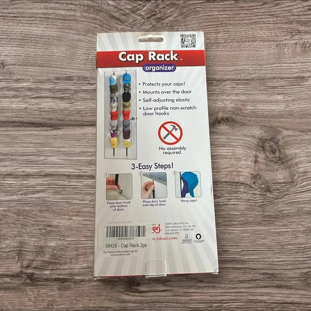 Cap Rack Organizer - Holds 32 Caps - 2 Pack - Never Used - Picture 2 of 5